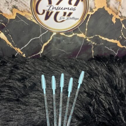 Cepillo Para Pestañas De Silicona X10 Unidades